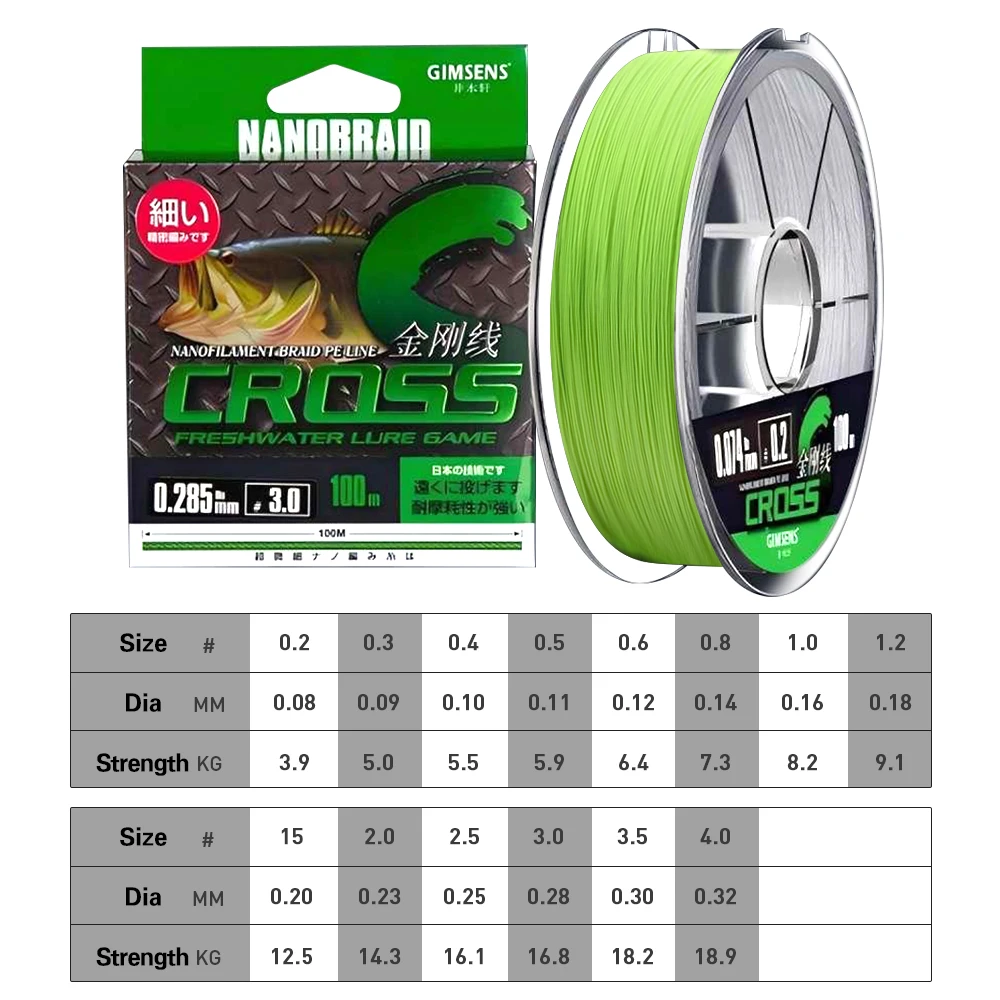 Línea de pesca de PE trenzada ultrafina de 4 hebras, multifilamento de alta resistencia de 0,07-0,33mm, suave, agua salada, carpa de agua dulce, lubina 2025 - imagen 4