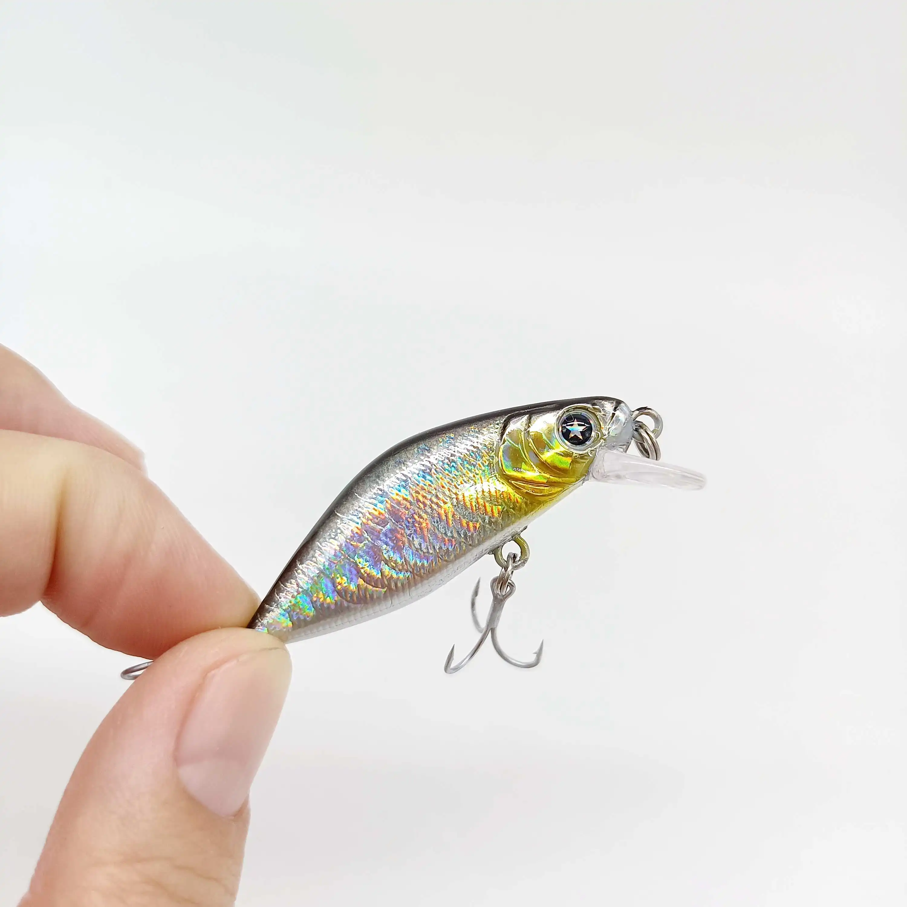 DUODUOYU-Mini Señuelos de Pesca de pececillos, 1 piezas, 4,3g/50mm, Jerkbaits Peche, cebo Artificial, Wobbler, trucha, lubina, aparejos - imagen 5