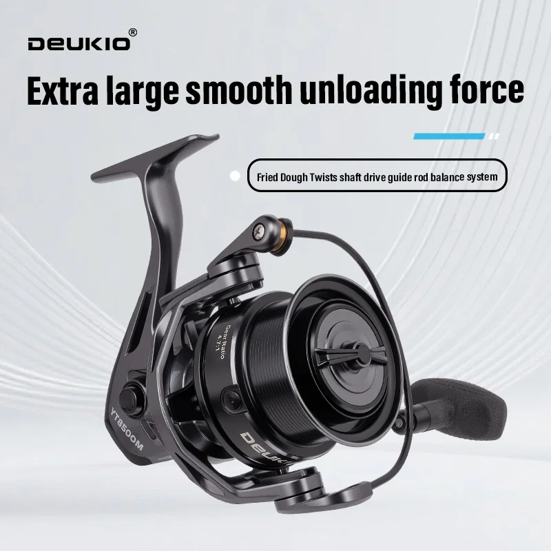 Carrete Deukio Jigging – Metálico para Surf - imagen 2