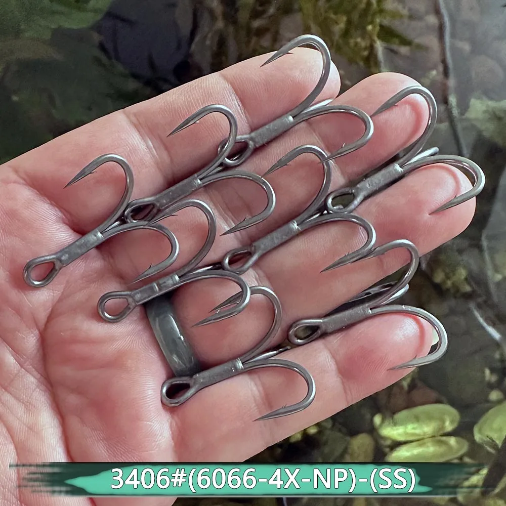 Anzuelos triples de agua de mar, aparejos resistentes al óxido, 8 #6 #4 #3 #2 #1 #1/0 #2/0 #3/0 #4/0 #, 15 piezas/30 piezas/40 piezas, 4 unidades - imagen 5