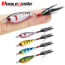Cucharas giratorias metálicas surtidas – Wobbler con anzuelos triples