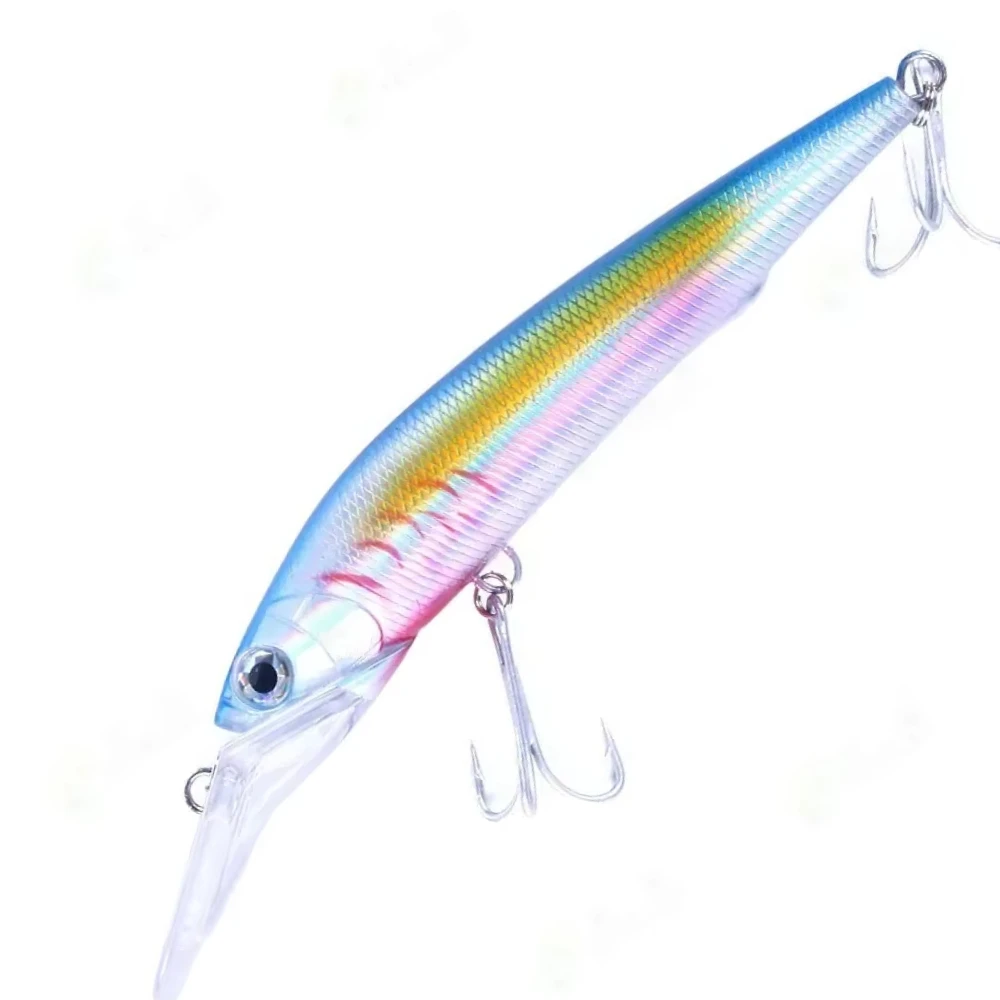 Señuelo de pesca de pececillo delgado que se hunde, 180mm, 41g, Wobbler, Swimbait de fundición larga para lubina de agua salada, cebo duro Artificial 3D - imagen 2