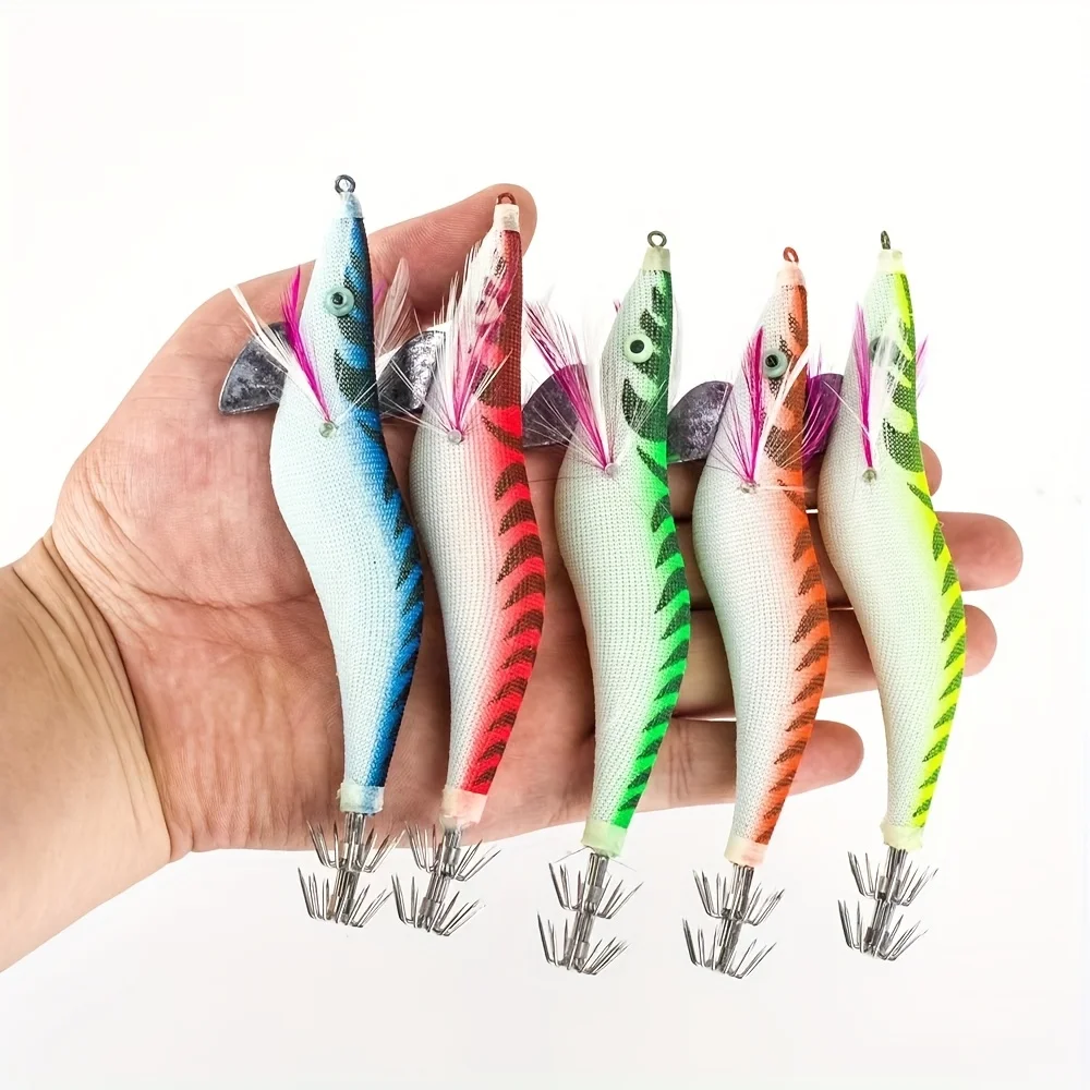 Plantillas Calamar Luminosas – Señuelos para gambas y camarones