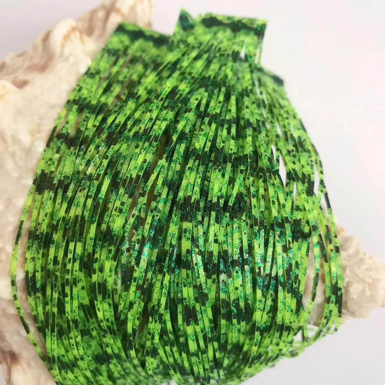 Capas de falda de silicona para Señuelos de Pesca, Material de falda de silicona para artesanía de aparejos, Spinner DIY, plantillas de goma, Buzzbait 8853-317 - imagen 2