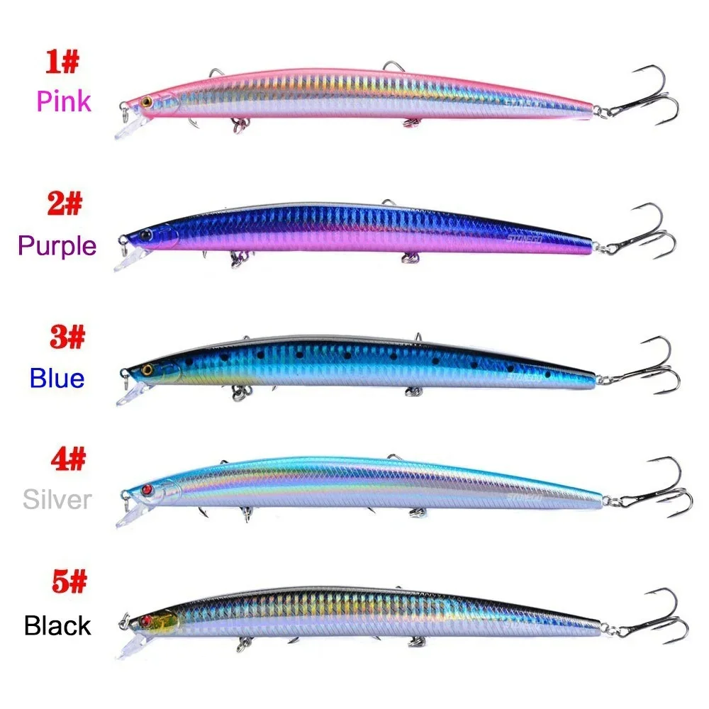Crankbait duro para pesca de mar – Señuelo nadador tipo pececillo grande - imagen 3