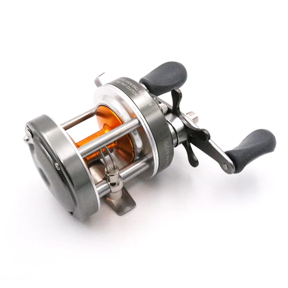 1 Uds. Rodamientos de bolas de Metal 3BB rueda de tambor de mano derecha carrete de pesca de mar barco carretes de pesca con mosca Horizontal MingYang BL40 - imagen 3