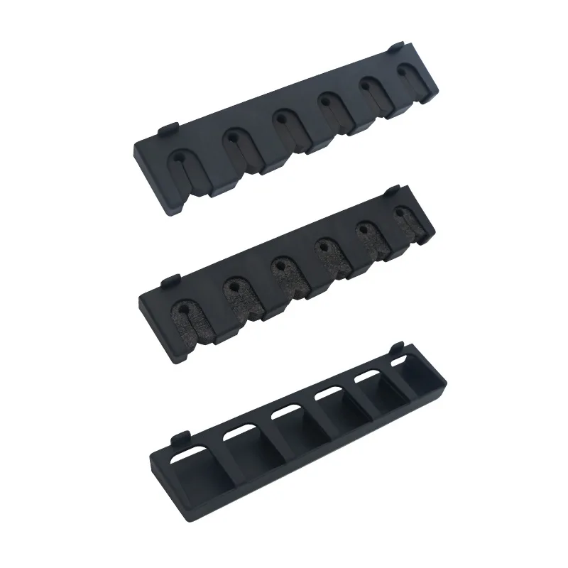 Mavllos-soporte de caña de pescar de montaje en pared, 6 soportes, bastidores de caña de pescar horizontales y verticales, falta de garaje Modular, incluye tornillos - imagen 5