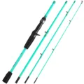 blue casting rod