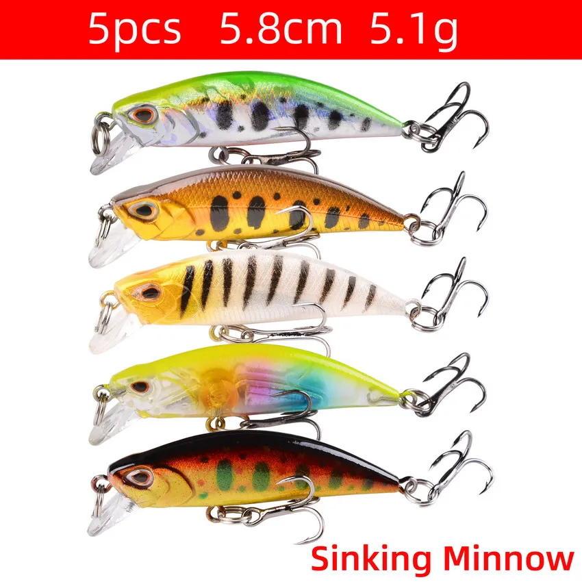 5pcs lures