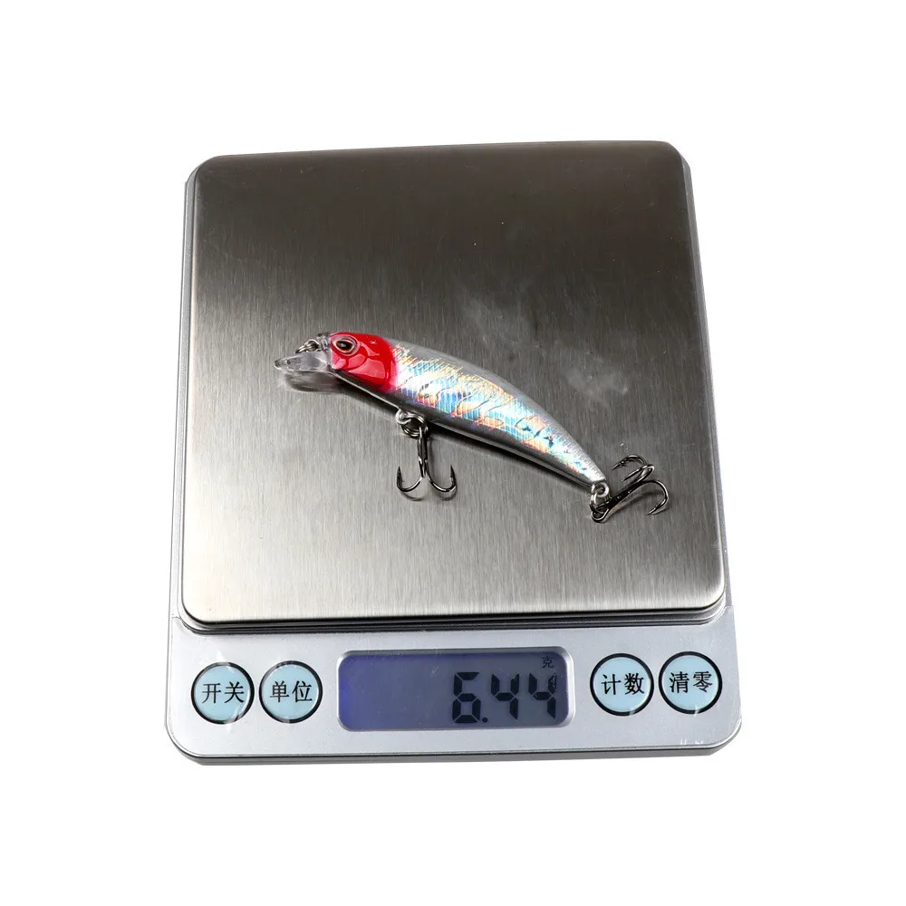 Señuelo para pesca de 6,5 cm/6,5g, señuelo de pesca de pececillos que se hunden, señuelo de camarón fantasma, cebo duro de tiro largo - imagen 3