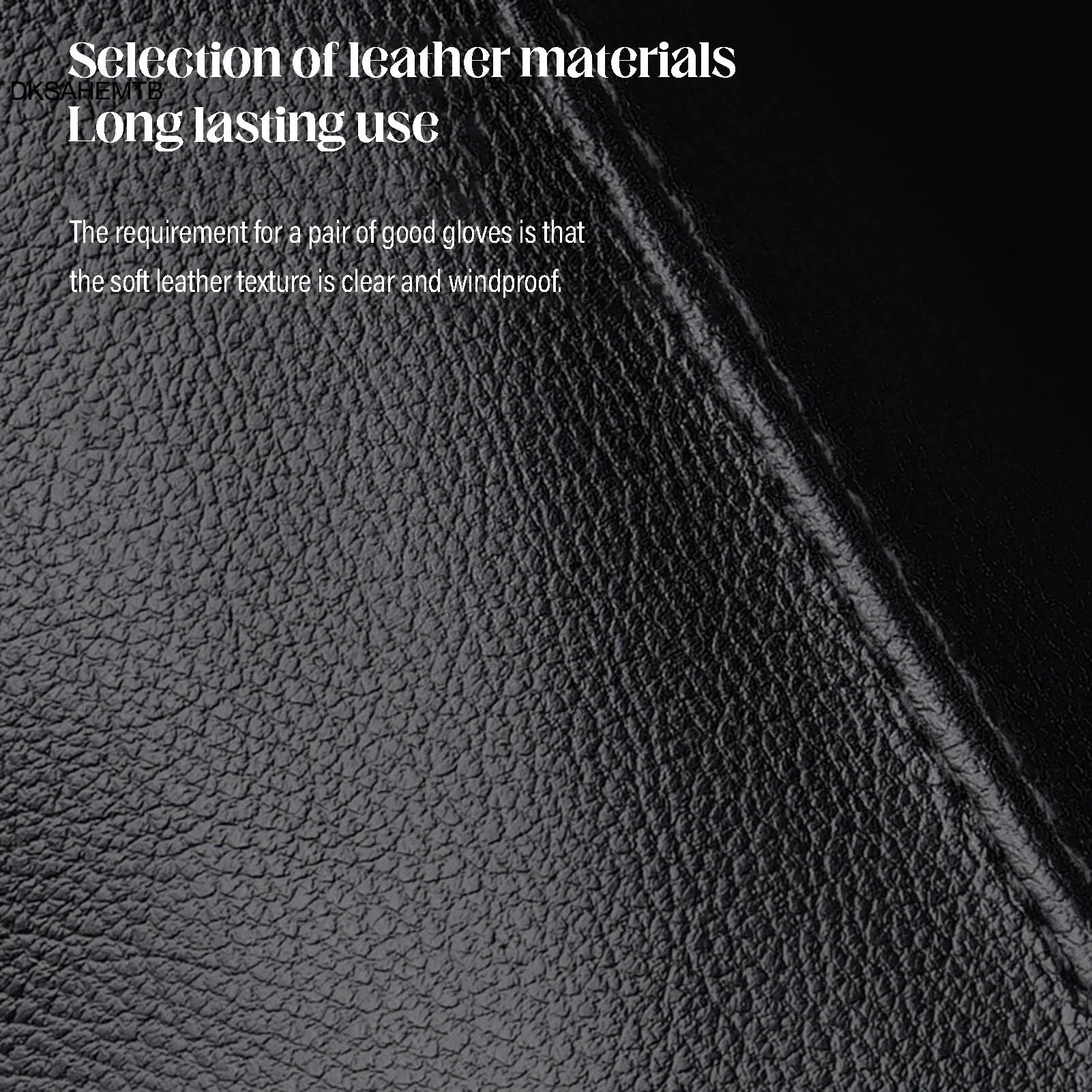 Guantes de cuero PU a prueba de viento para motocicleta, guantes de invierno a prueba de agua y nieve con dedos completos, guantes deportivos de terciopelo cálidos a la moda para exteriores - imagen 4