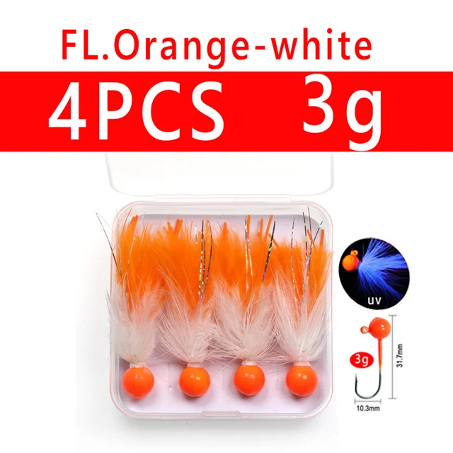 4PCS 3g Orange-wt