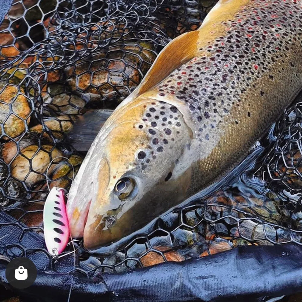 Cebo de Pesca con cuchara para trucha, perca de salmón, 2,2g/2,6g/4,5g, señuelo de Jigging de fundición de Metal, accesorios de aparejos Wobbler, 5 uds. - imagen 3