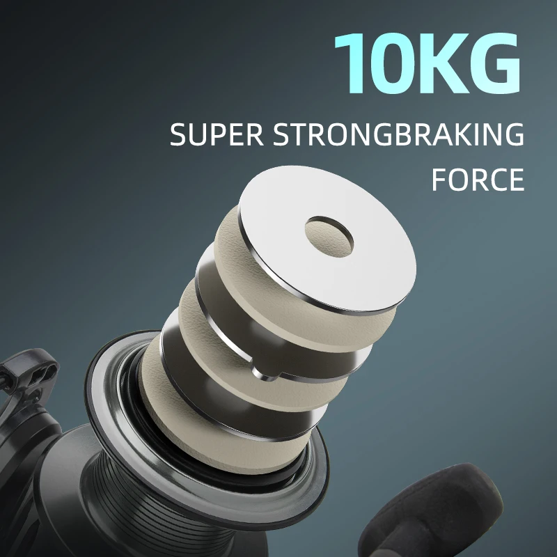 Carrete BILLINGS 5000-7000 doble freno delantero y trasero para carpa - imagen 2