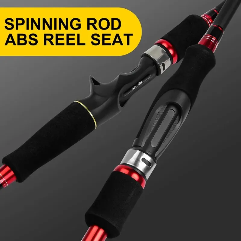 Barra de pesca telescópica ultraligera de fibra de carbono portátil larga para pesca de agua dulce y agua salada - imagen 3