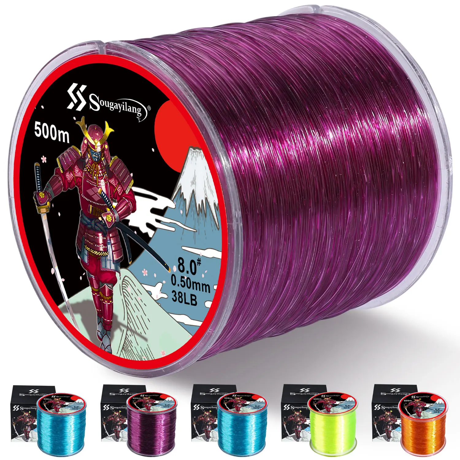 Sougayilang Monofilamento para Perca y Carpa – Nailon Resistente - imagen 3