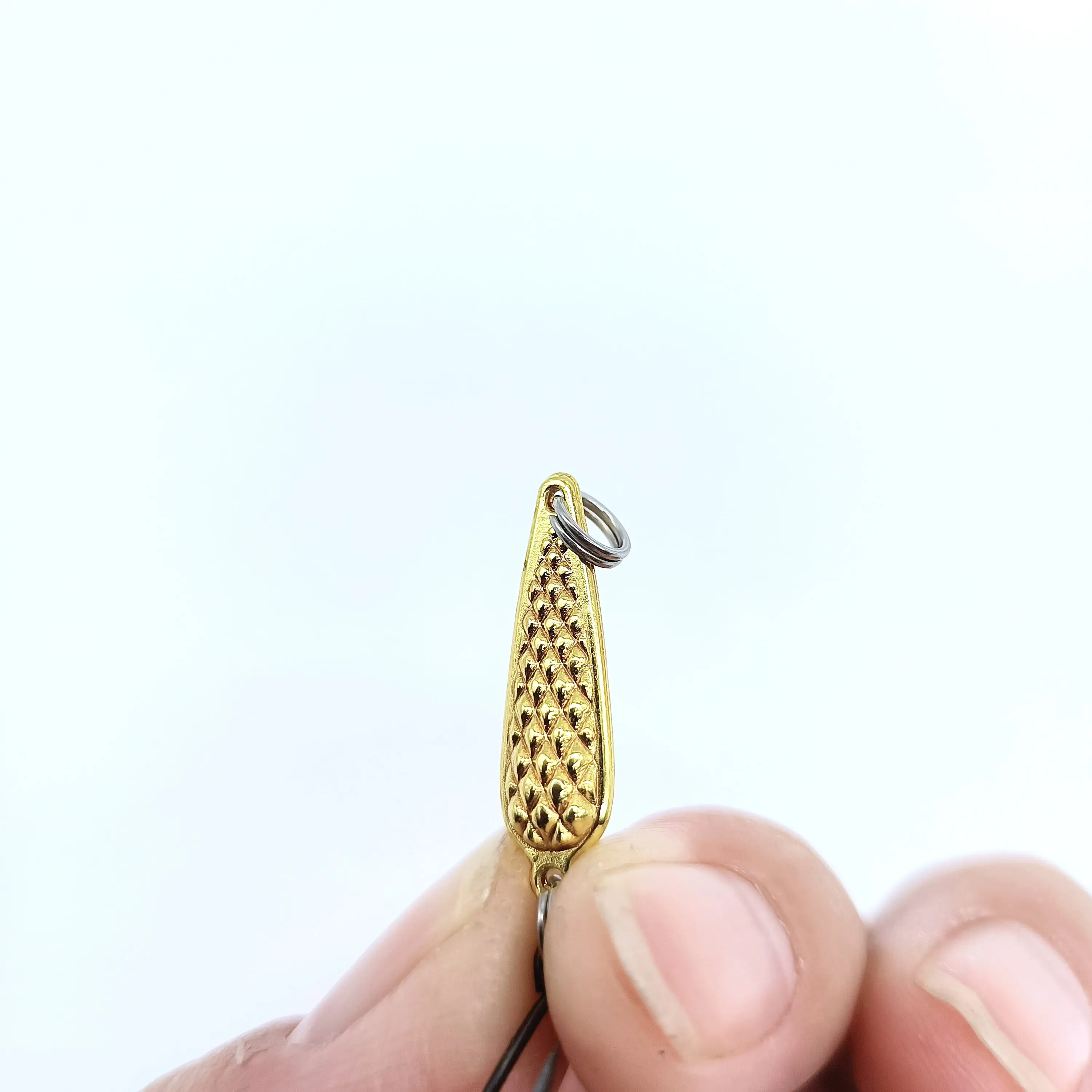 DUODUOYU-señuelo de pesca de 1 piezas, Micro Jig, 1,1g/2,2g, cuchara, señuelos de metal, Mini pez spinnerbsit, anzuelo único, jig Stream, trucha, cebos, pesca - imagen 5