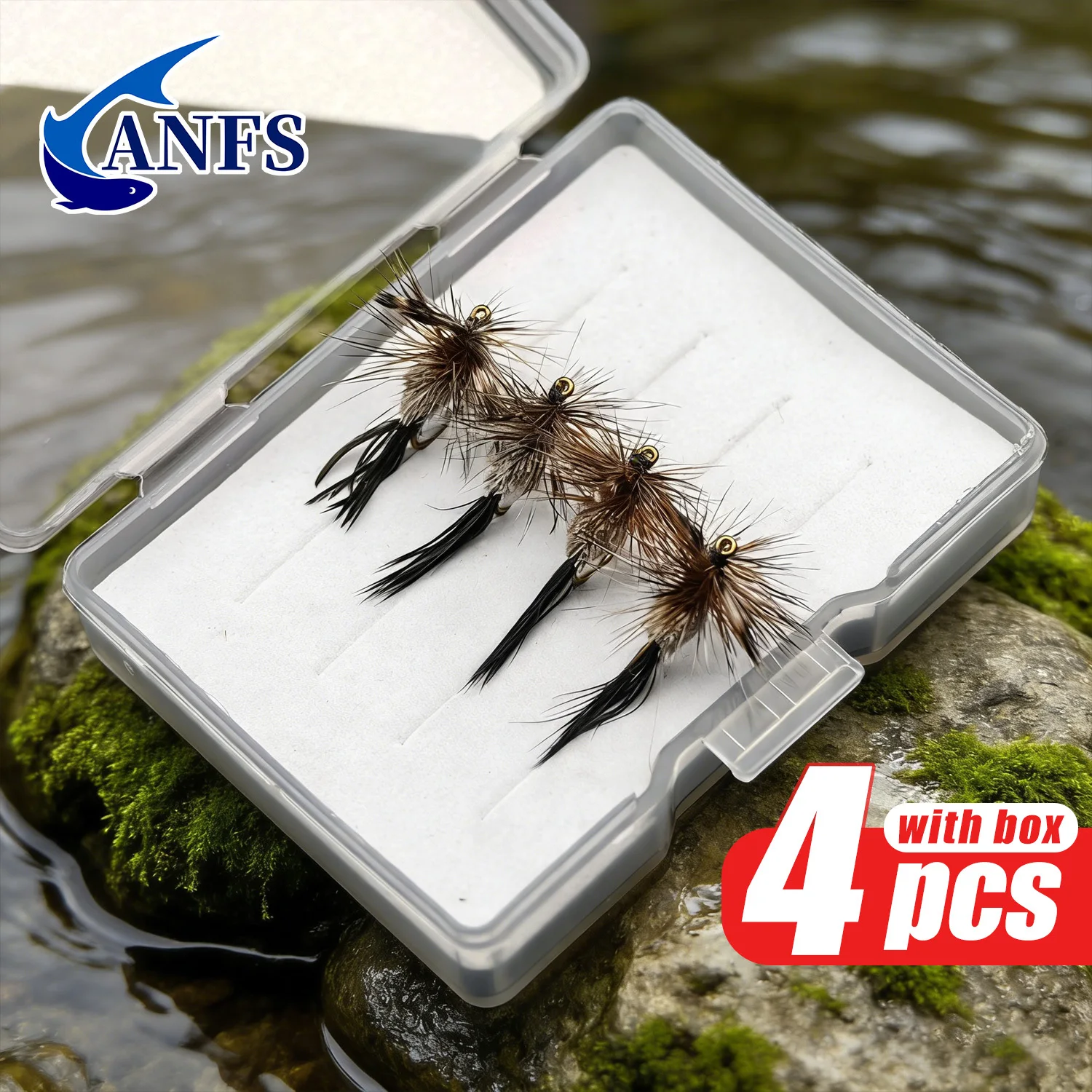 Moscas secas ANFS – Surtido para pesca de trucha - imagen 2