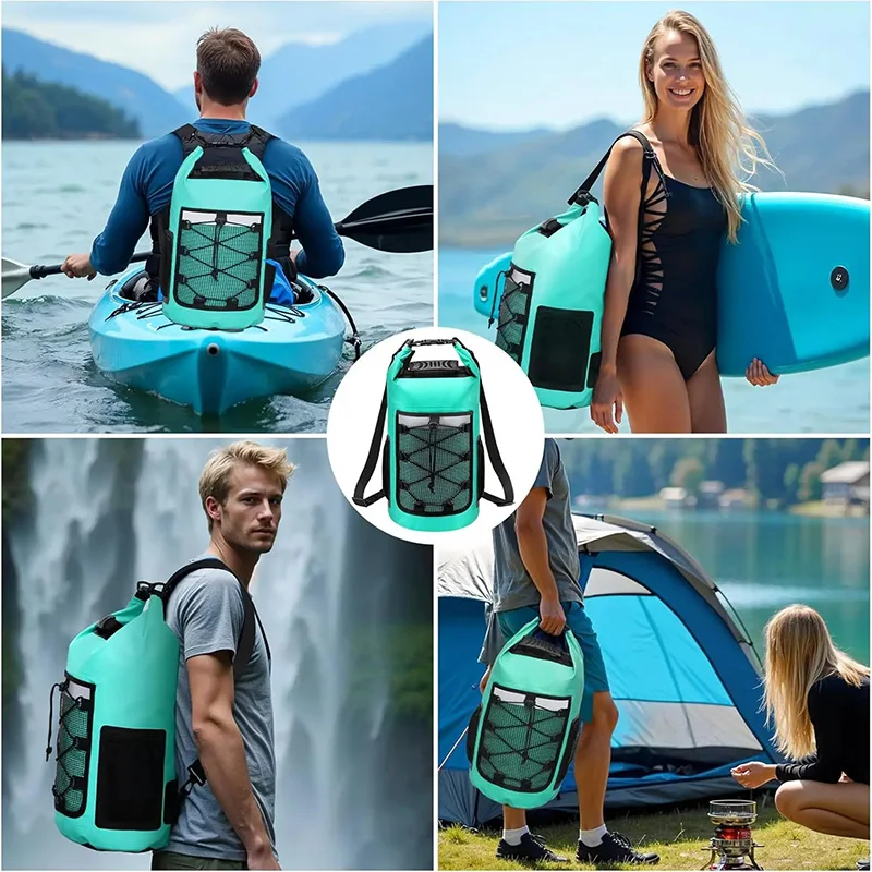 Bolsa impermeable para pesca con señuelos, kayak y natación - imagen 2