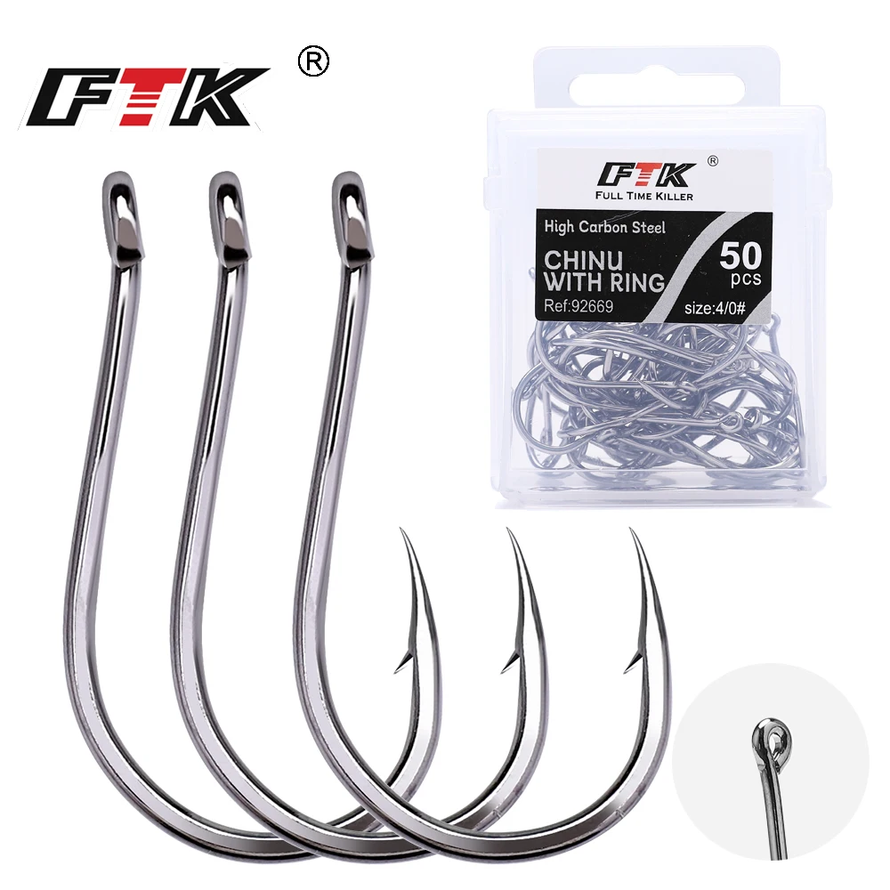 FTK Jig Head para pesca de carpa en agua dulce - anzuelos resistentes