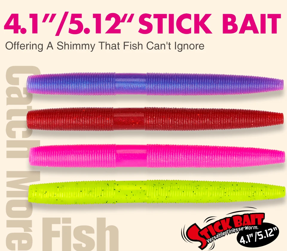 Stick Baits - Movimiento en agua