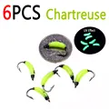 6pcs Chartreuse