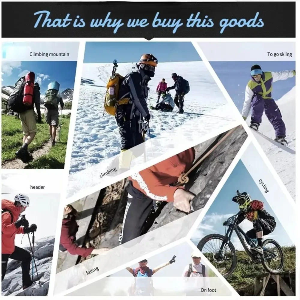 Guantes de invierno antideslizantes de alta calidad, guantes de montar cálidos y gruesos, manoplas de invierno transpirables - imagen 3