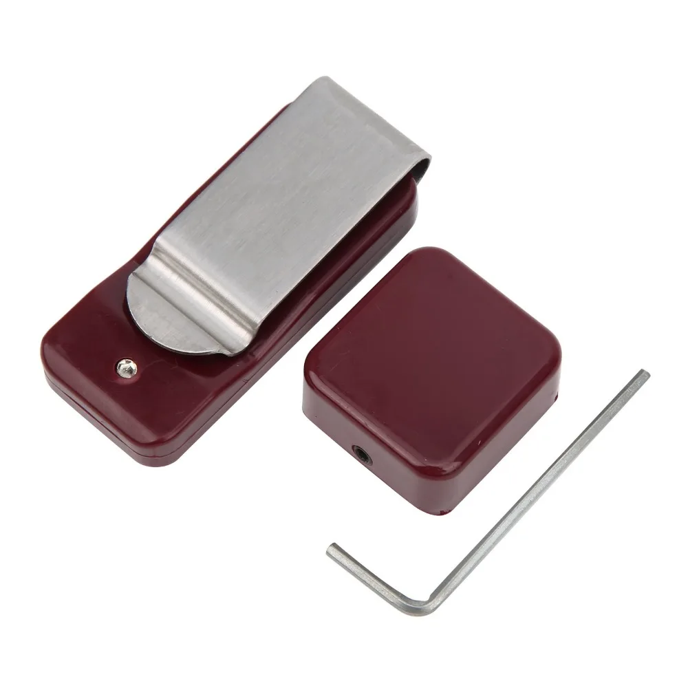 Accesorios de billar, cubierta de tiza de billar de plástico, Mini soporte magnético de tiza para piscina, Clip para cinturón, Mini equipo de tiza para billar - imagen 5