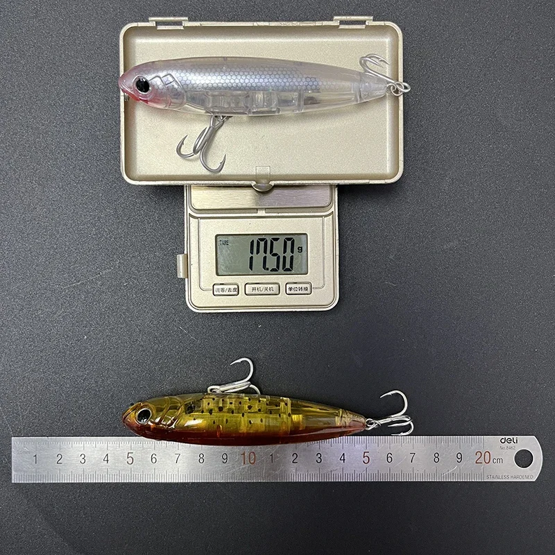 Señuelos de pesca con lápiz de superficie de 17g, cebo Artificial láser flotante para caminar al perro, para trucha, lubina, agua de mar, Swimbait, suministros - imagen 5