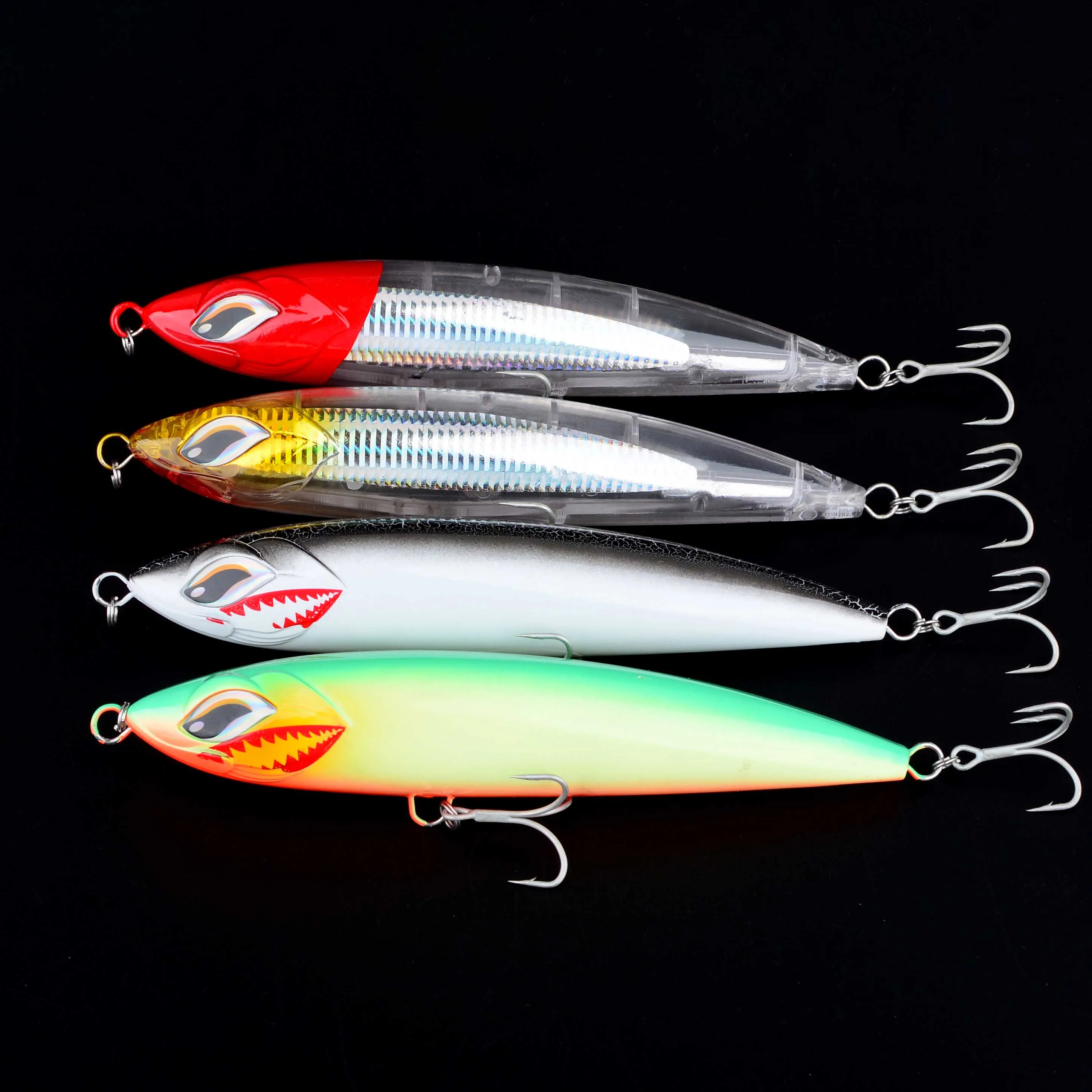 1 Uds nuevo lápiz flotante grande Señuelos de Pesca de mar Trolling Wobblers Isca cebo duro Artificial de plástico aparejos de Pesca - imagen 2