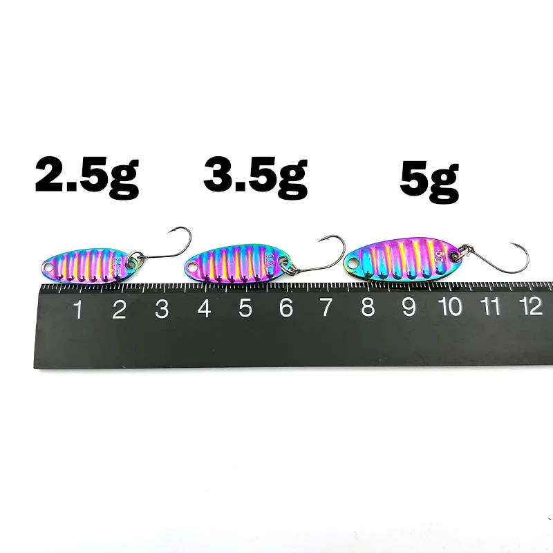 Nuevo 1 Uds señuelo cuchara Señuelos de Pesca Pesca Wobblers Spinner cebos Shads lentejuelas Metal jigging para Pesca de carpa Topwater Isca Bass - imagen 2