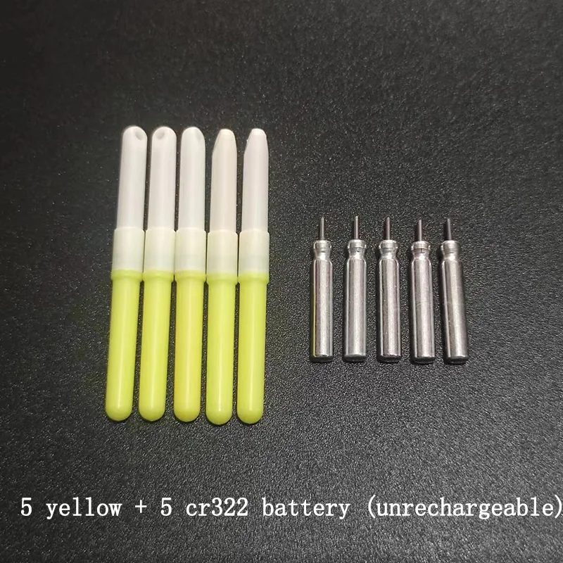 yellow and 5 battery