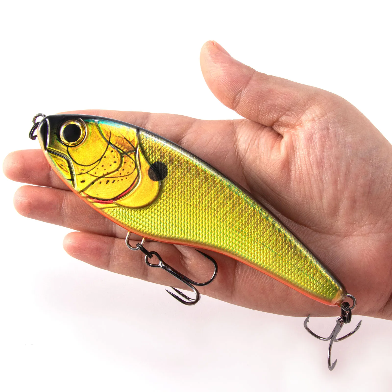 Variedad de colores disponibles para el jerkbait
