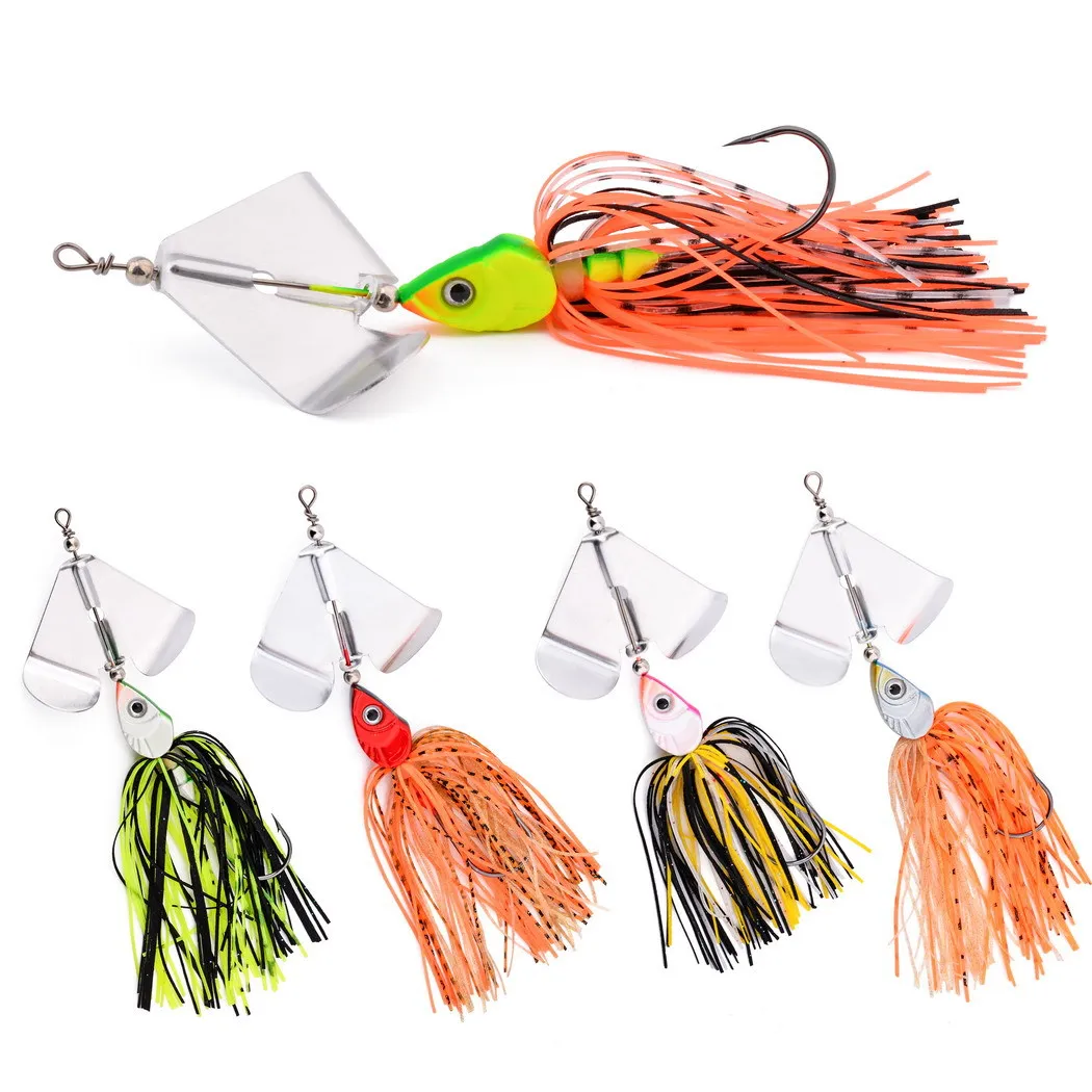 1Pc 10G 14G Chatter cebo giratorio cebo de pesca sin malezas Buzzbait wobbler chatterbait para lubina pike walleye pez - imagen 2