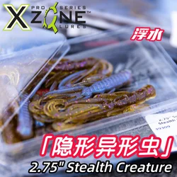 American XZone Stealth Creature - Cebo flotante invisible para insectos alienígenos de 2,75 pulgadas, color negro, Pit Luya