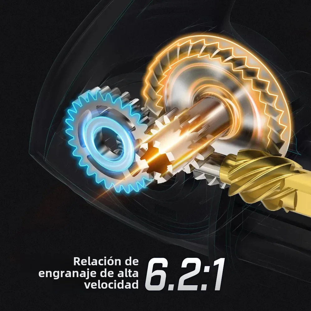 Carretes giratorios Piscifun Carbon X II arrastre máximo 10kg ultraligero 156g Rotor de peso 6,2:1/5,2:1 10 + 1 carretes de pesca con rodamientos blindados - imagen 4