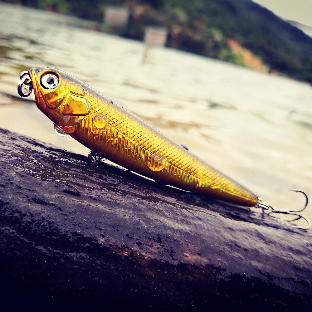 Castfanatic EG85 8,5g Topwater lápiz señuelo flotante Stickbait Wobblers pesca Artificial wobblers señuelos para trucha Walker señuelo ﻿ - imagen 4