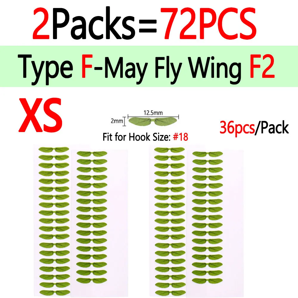72pcs Type F2 XS