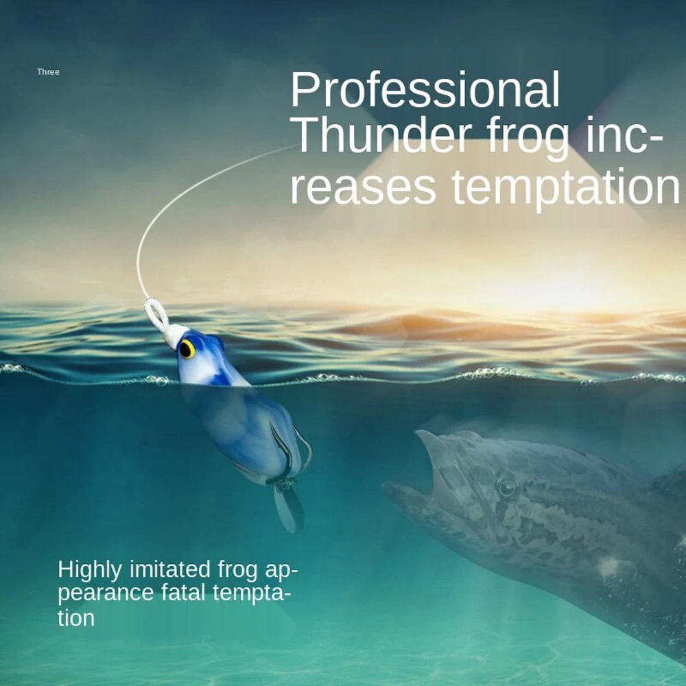 Fishing Frog Lure 6.5cm 14.8g Soft Bait Spoon with Blood Trough Hook Jigging Catfish Artificial Crankbait Minnow Topwater Tackle - imagen 3