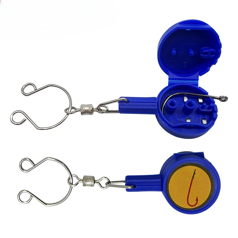 Herramienta de atado de nudos rápidos de dos piezas, herramienta de pesca de nivel, dispositivo de amarre de gancho, línea de anudado de hilo, aparejos de pesca de nivel de pescado - imagen 2