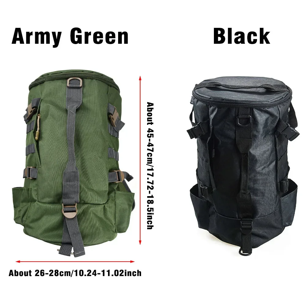 Mochila de pesca multifuncional de gran capacidad, bolsa de viaje al aire libre para acampar, caña de pescar, carrete, aparejos, bolso de hombro, bolsa de equipaje - imagen 4