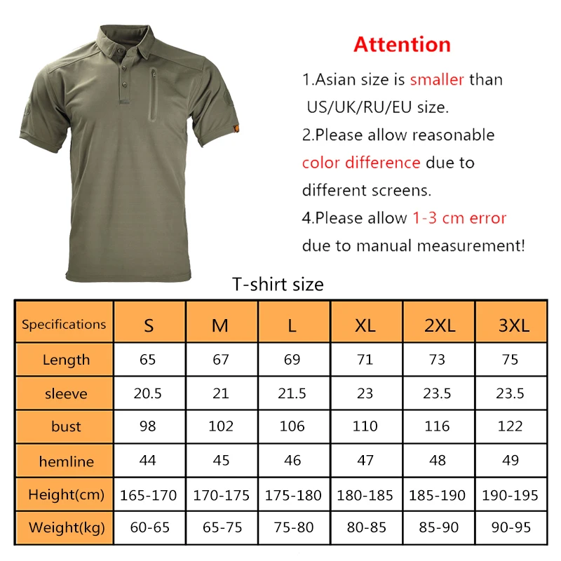 HAN WILD-Polo de manga corta para hombre, ropa deportiva, camiseta de tenis de Golf, camiseta táctica de camuflaje, camisetas de secado rápido - imagen 2