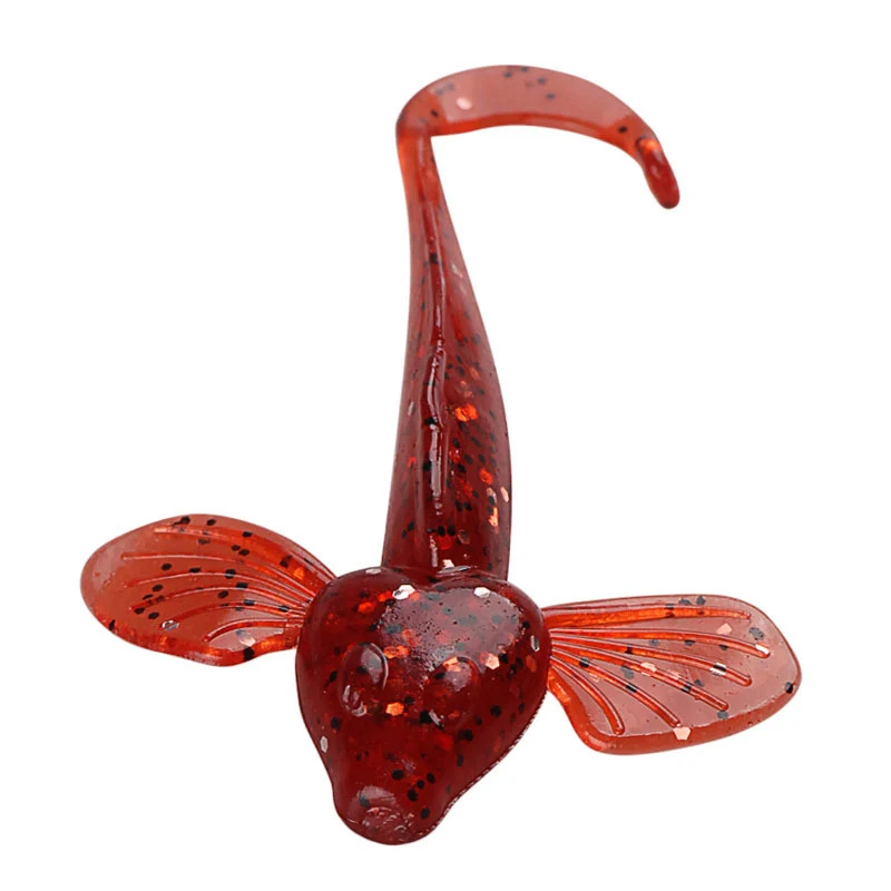 6 unids/set señuelo de pez Artificial pez blando 8 cm 4,6g cebo de pesca Wobblers cebo de silicona agua dulce B146 - imagen 3