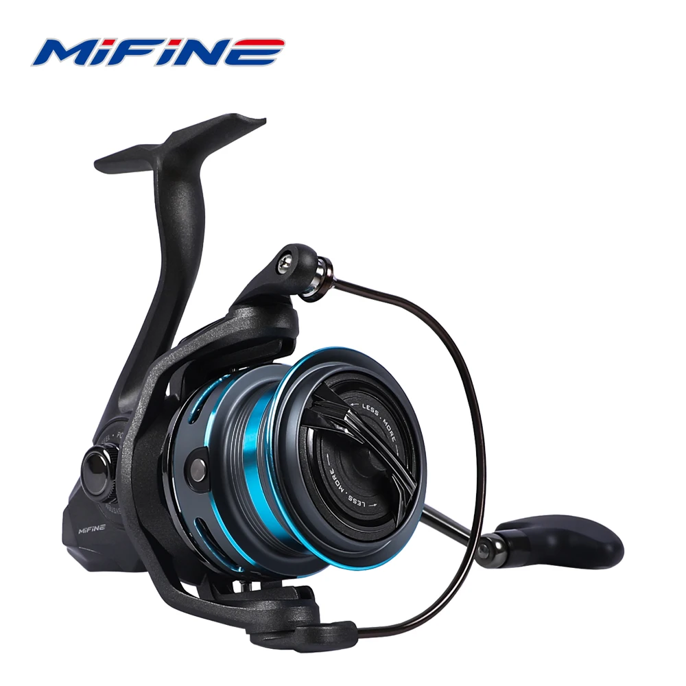 Carrete de pesca MIFINE CAPTAIN FEEDER 4500 5500 10KG bobina de arrastre máxima profesional 6 + 1BB sistema de eje de gusano carrete alimentador giratorio ligero