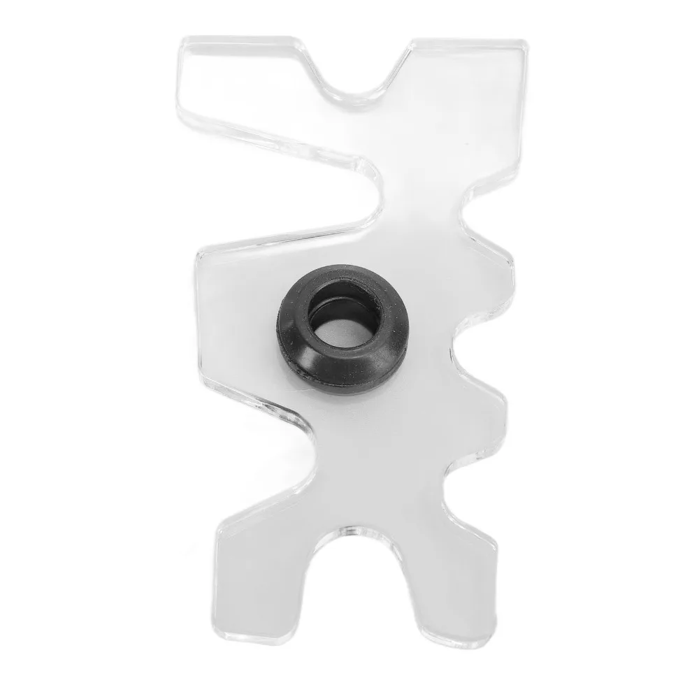 Cabeza de Puente para Taco de Billar de Acrílico Transparente, Cabeza de Puente de Goma Enchufable para Taco de Billar, Fácil de Usar - imagen 3