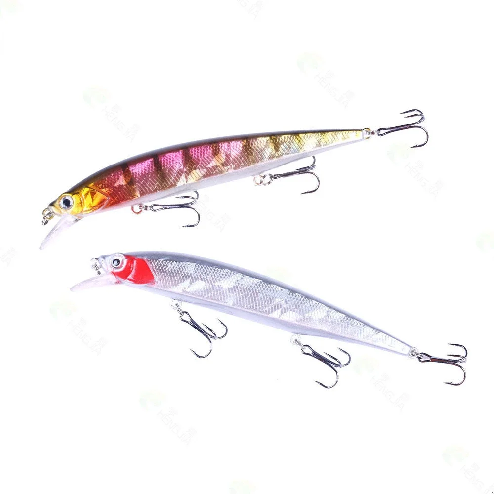 KNCONAN-señuelos artificiales para Pesca de pececillos, Wobbler, Crankbait, Swim Bait, buceo, ojos 3D, 14cm, 18g - imagen 4