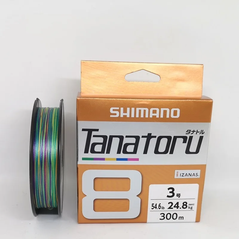 Línea trenzada PE Shimano Tanatoru 8 multicolor – para lago y río - imagen 5