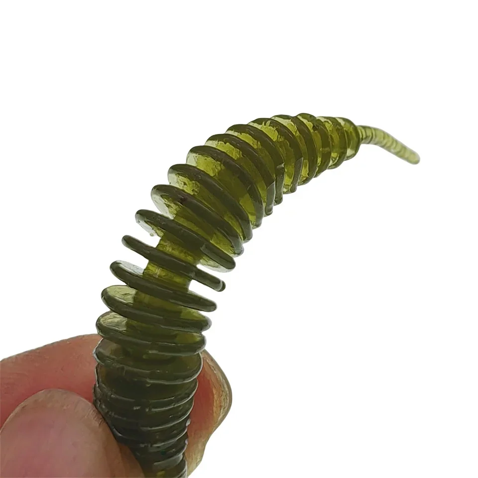 MUKUN 20 piezas cebo suave 53mm 1g Señuelos de Pesca Pesca carpa pesca lubina señuelo Isca señuelo artificial - imagen 2