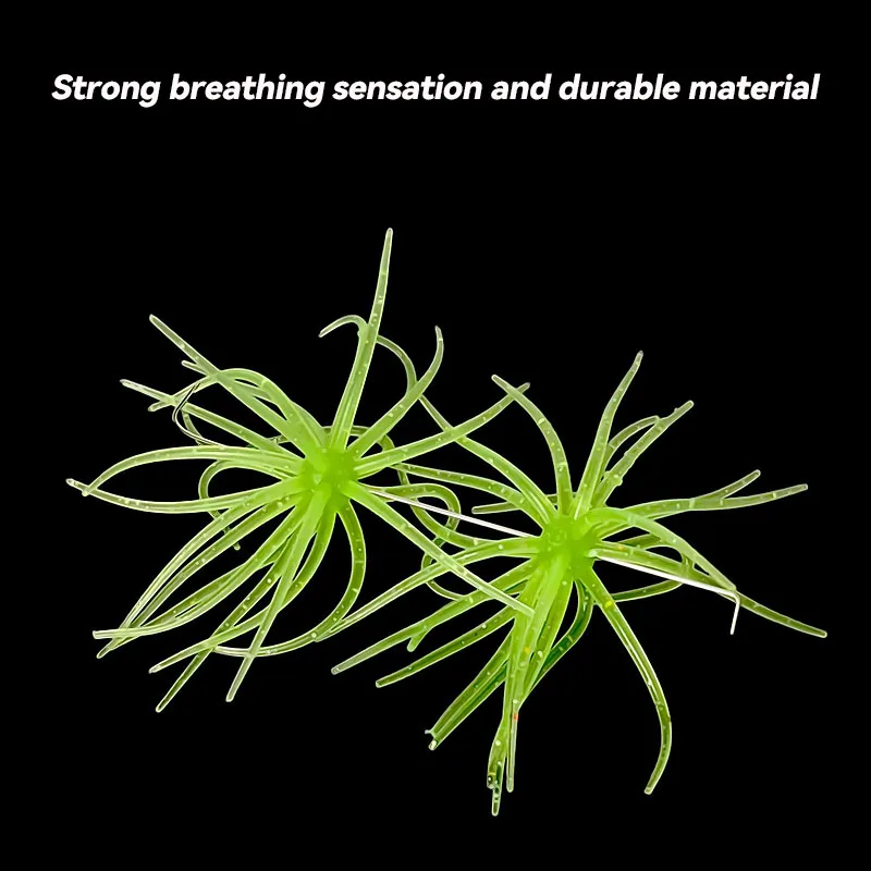 Señuelo de pesca Bazooka TPE, señuelos de erizo de mar simulado, silicona suave para Bream, Lucio, lubina, Tilapia, engranajes mandarín, Biats de invierno - imagen 4