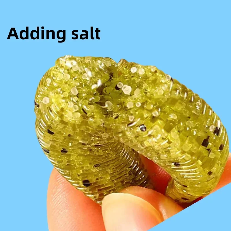 MUKUN Stick gusano Softbait señuelo de pesca cola recta salada 75mm 90mm 110mm natación perfecta plásticos tiro de ensueño suave 5 uds - imagen 4